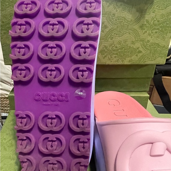 Pre-owned Gucci interlocking GG platform sandals - Picture 2 of 3